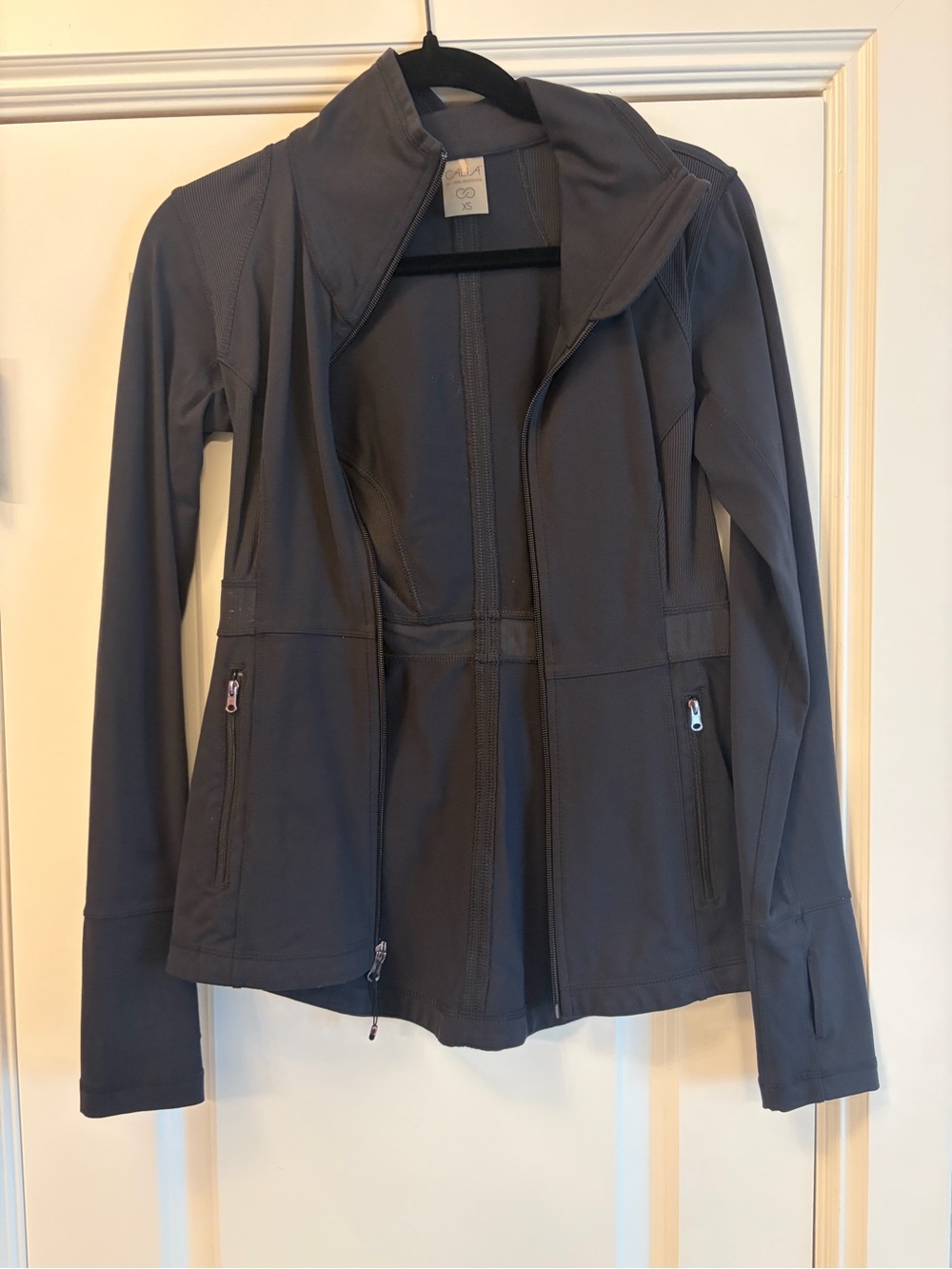 Women’s Black Zip-Up